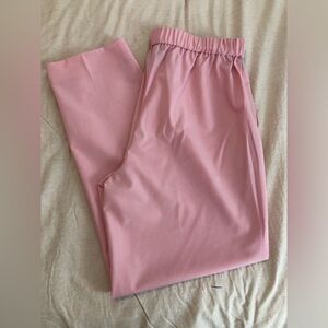 St. John lightweight pink trouser pants wool NWOT